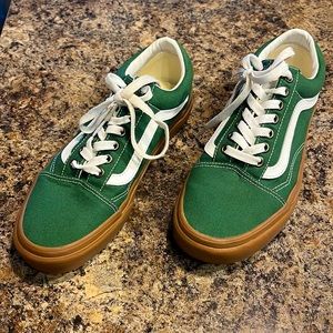 Green Vans Sneakers
